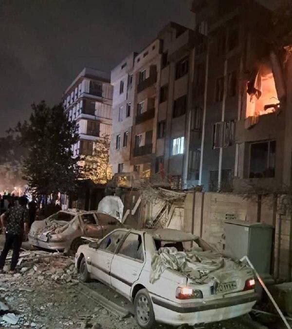 Ataque israelí en Irán. Foto: EFE/EPA/IRGC telegram channel.