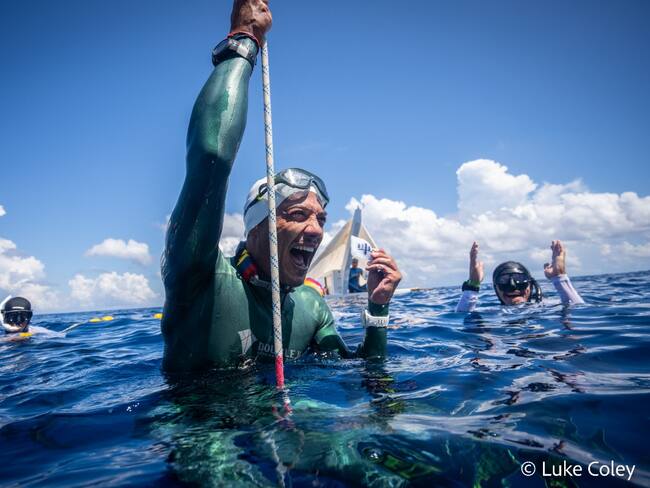 Alex Llinás, el colombiano que está rompiendo récords en la apnea mundial