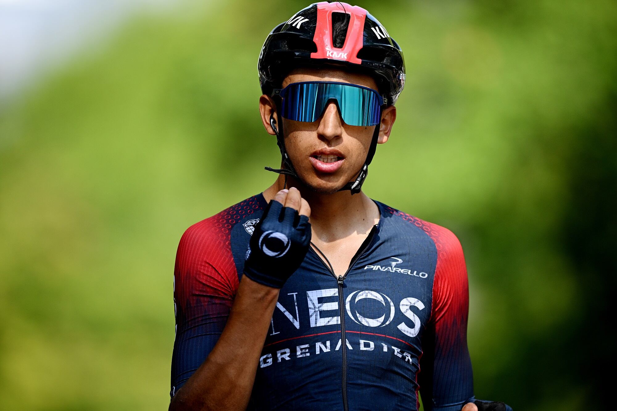 Egan Bernal. (Photo by Stuart Franklin/Getty Images,)