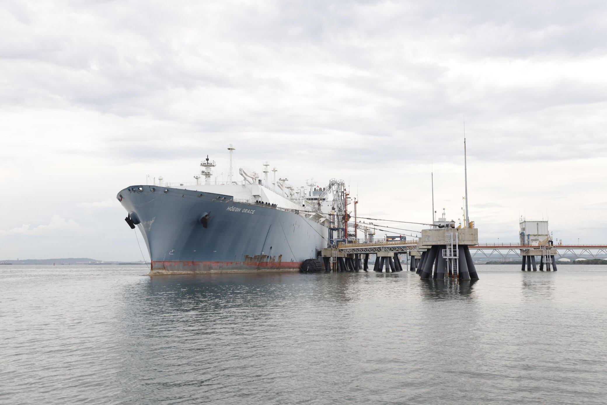 Planta regasificadora de SPEC, en Cartagena.