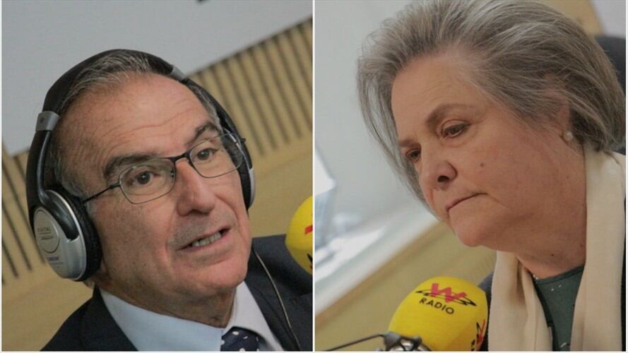 Humberto de la Calle y Clara López. Foto: W Radio