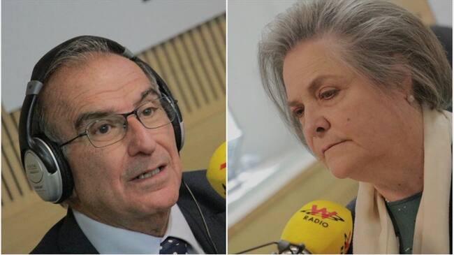 Humberto de la Calle y Clara López. Foto: W Radio