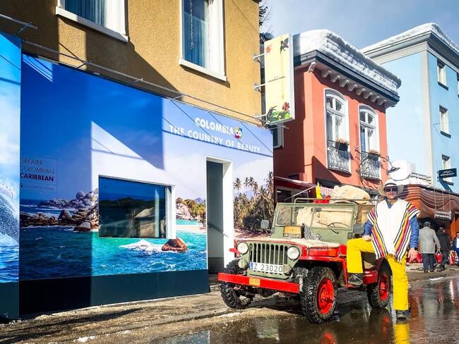 Casa Colombia en Davos, Suiza. Foto: W Radio