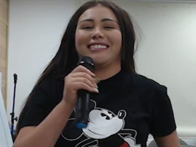 Yina Calderón en La W . Foto: La WCon Vicky Dávila