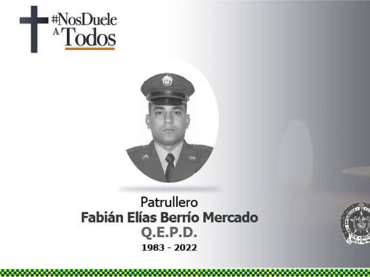 Asesinan a un patrullero de la Policía y un civil en Colosó, Sucre