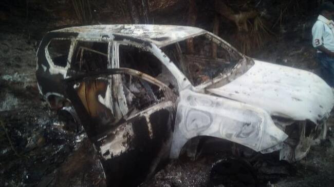 Varios colaboradores de la campaña de Karina también abandonaron el territorio porque no cuentan con protección. Foto: Cortesía Sucesos Cauca