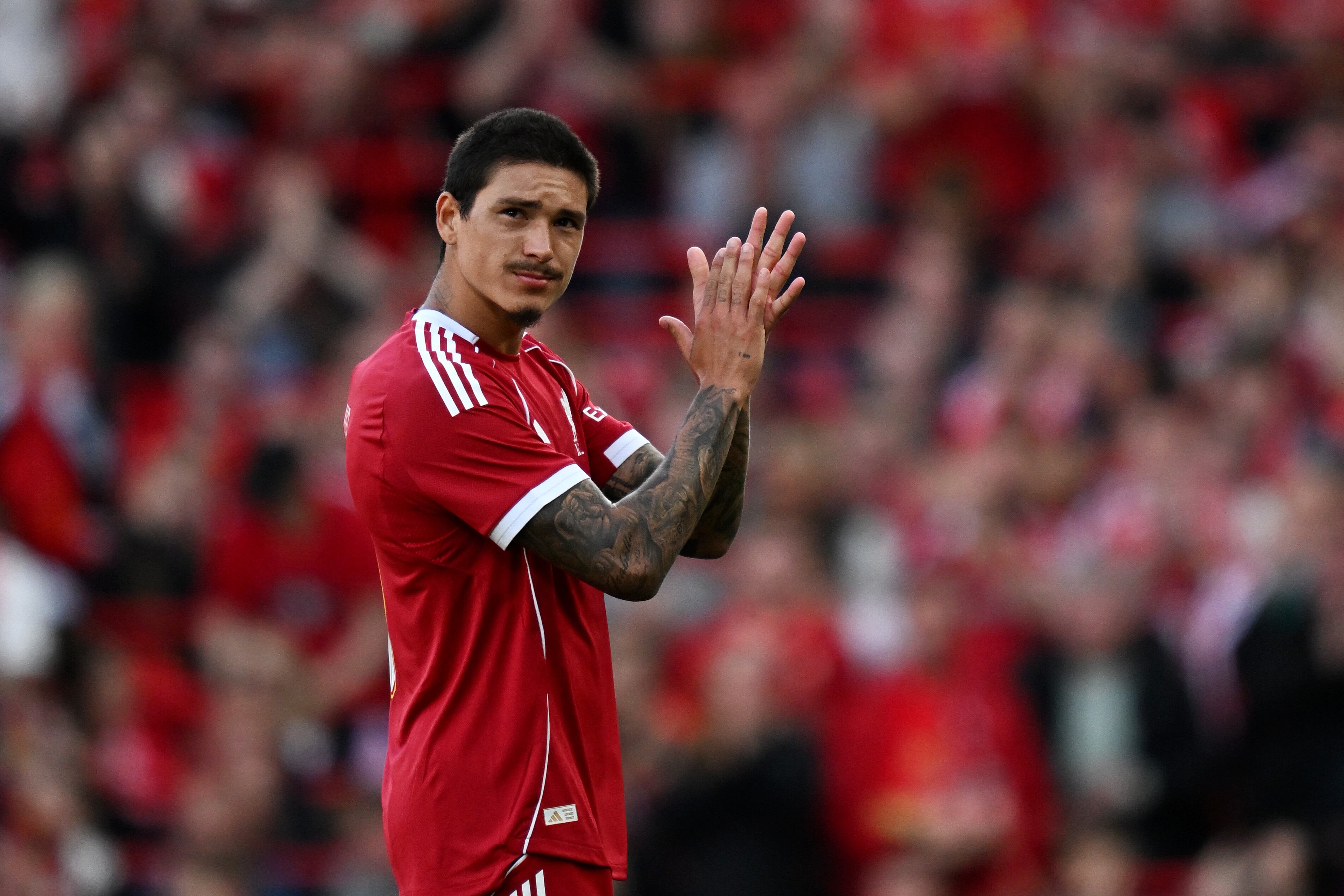 Darwin Núñez. Foto: Liverpool FC/Liverpool FC vía Getty Images.