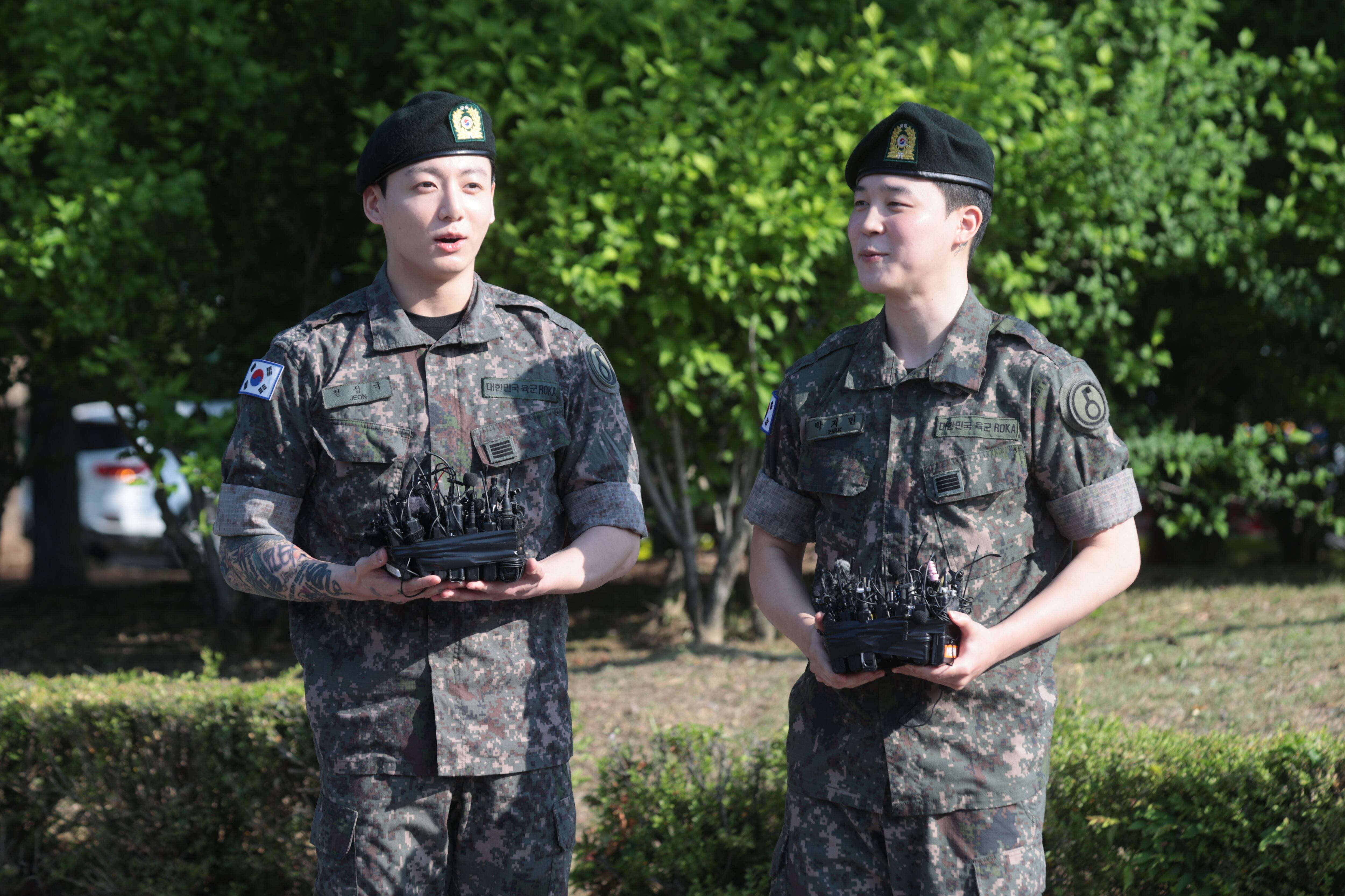 Jimin y Jungkook. Foto: EFE/EPA/YONHAP SOUTH KOREA OUT