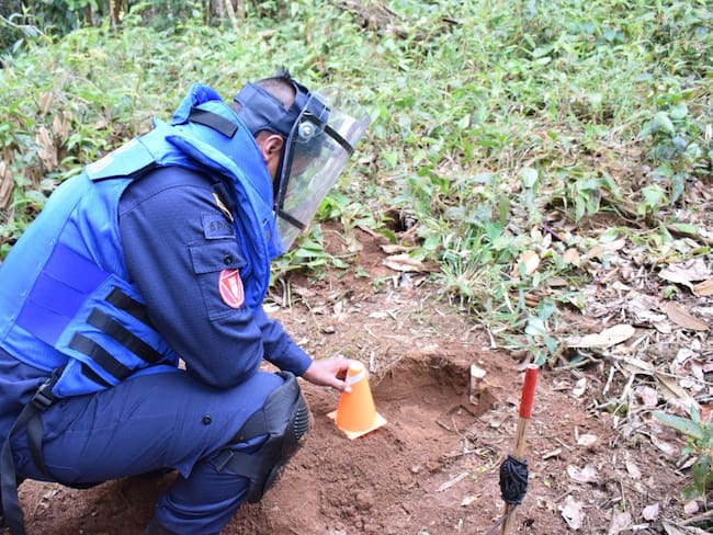 Imagen de minas antipersonal