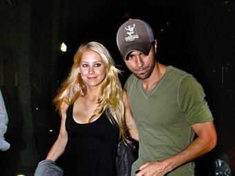 Anna Kournikova y Enrique Iglesias. Foto: Bang Media.