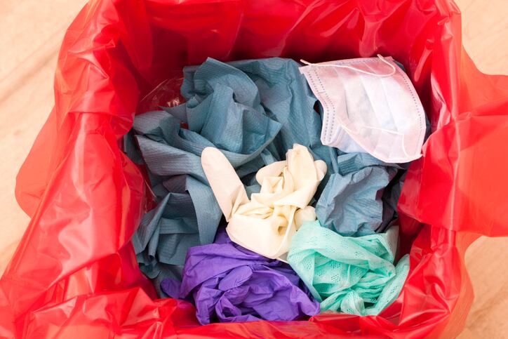 Clinical waste disposal.