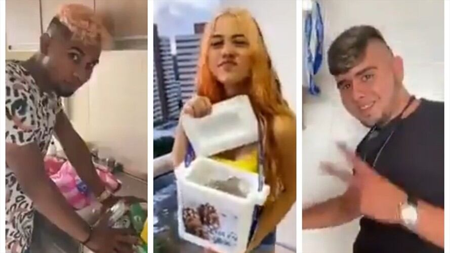 Los jóvenes serán multados y procesados penalmente. Foto: Captura de pantalla del video