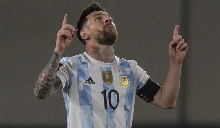 Lionel Messi. Foto: AFP / Argentina goleó a Uruguay 3-0