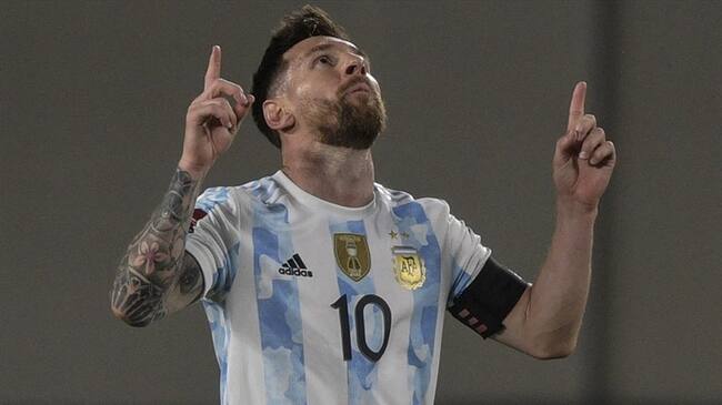 Lionel Messi. Foto: AFP / Argentina goleó a Uruguay 3-0