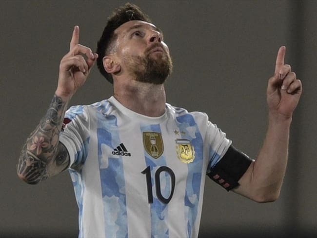 Lionel Messi. Foto: AFP / Argentina goleó a Uruguay 3-0