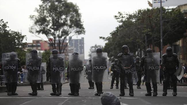 Los abusos de la Policía durante las protestas según Human Rights Watch. Foto: Colprensa