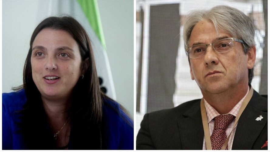 Karen Abudinen y Jaime Amín. Foto: Colprensa