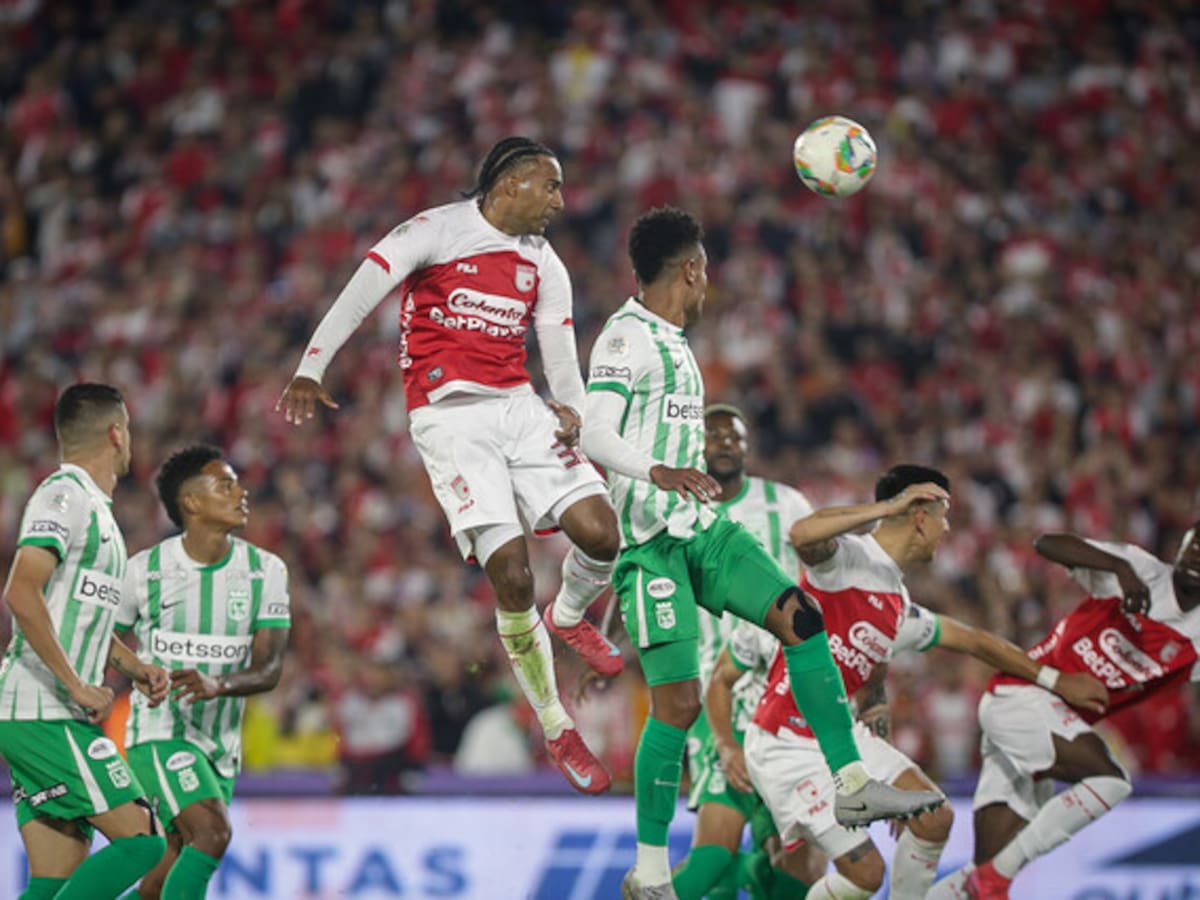 Atlético Nacional derrotó 2-1 a Santa Fe en Bogotá y se ilusiona con la final de la Liga BetPlay