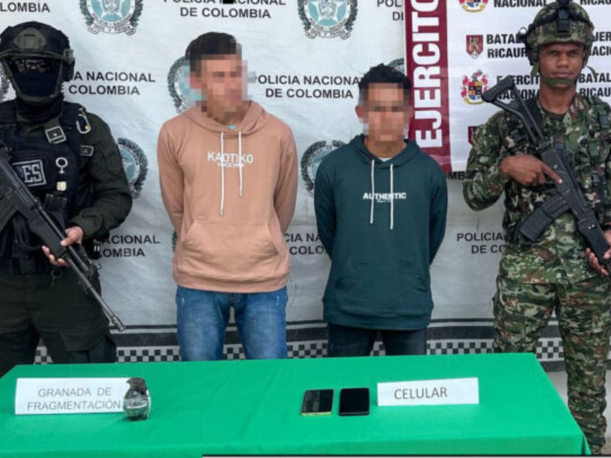 Fueron capturados dos presuntos integrantes del GAO residual Estructura 33 en César