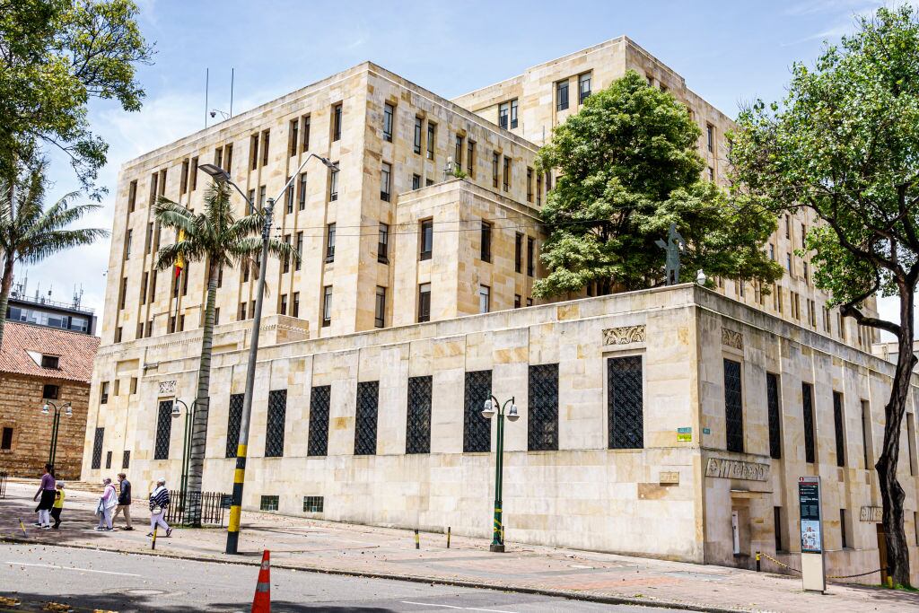 Ministerio de Hacienda. (Photo by: Jeffrey Greenberg/Universal Images Group via Getty Images)