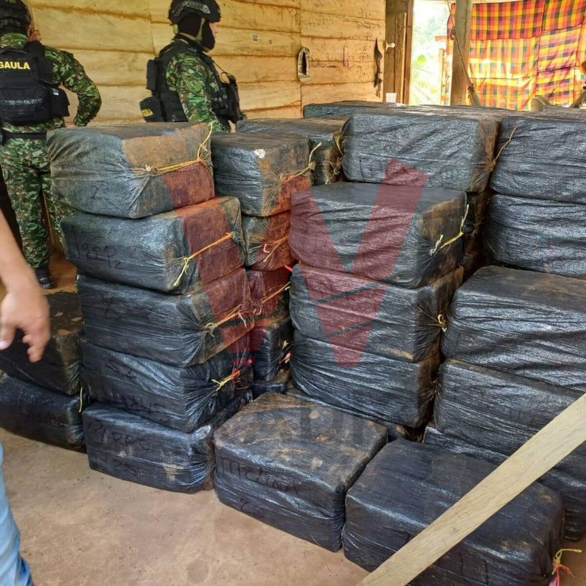 FF.MM. incautaron más de cinco toneladas y media de cocaína en el Urabá