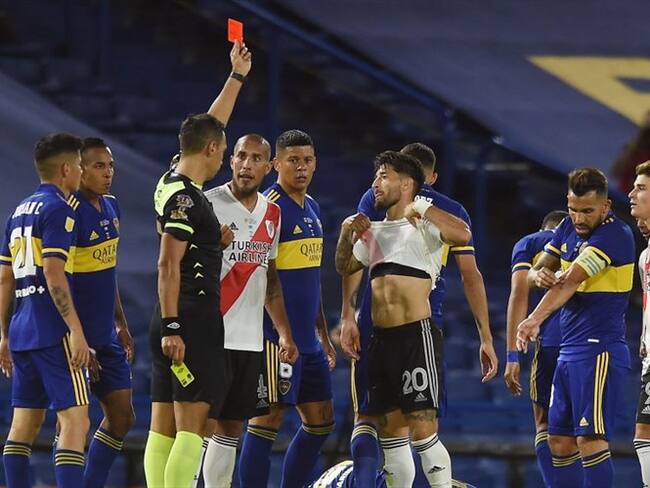 Boca Juniors y River Plate igualaron 1-1 en el superclásico del fútbol argentino. Foto: Getty Images