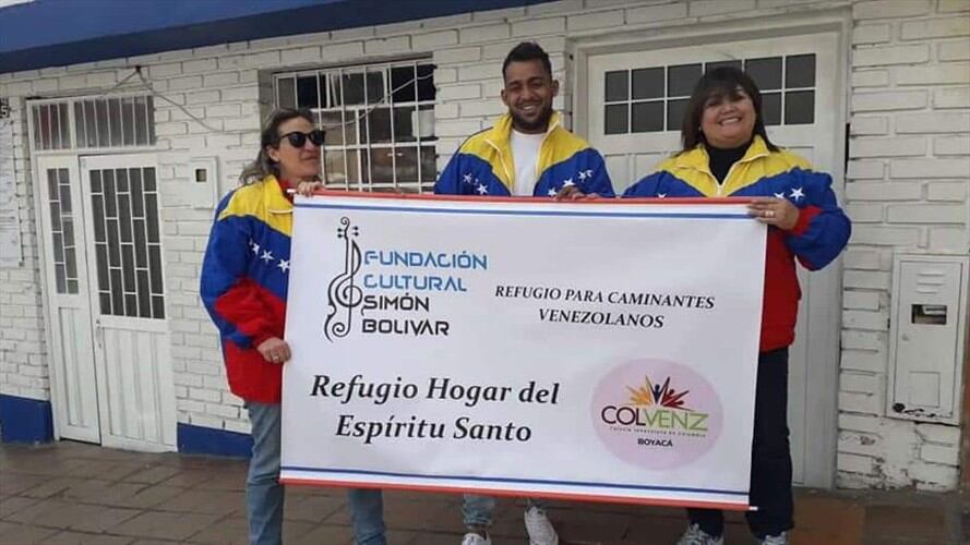 Descartan amenazas contra refugiados venezolanos en Tunja. Foto: Suministrada