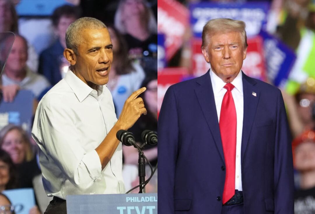 Barack Obama y Donald Trump. Foto: Getty Images.