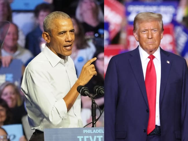 Barack Obama y Donald Trump. Foto: Getty Images.