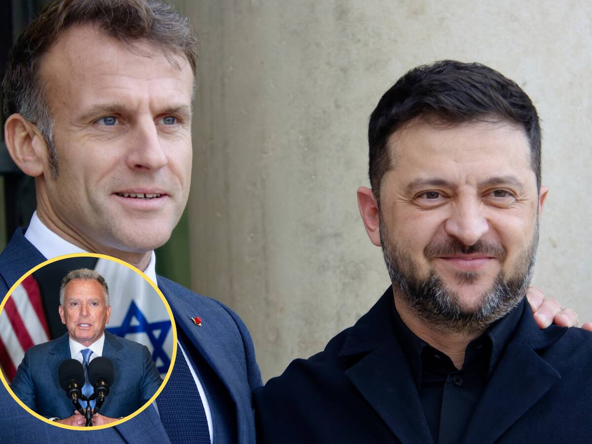 Zelenski y Macron hablaron desde París con el enviado especial de EE.UU. para Ucrania
