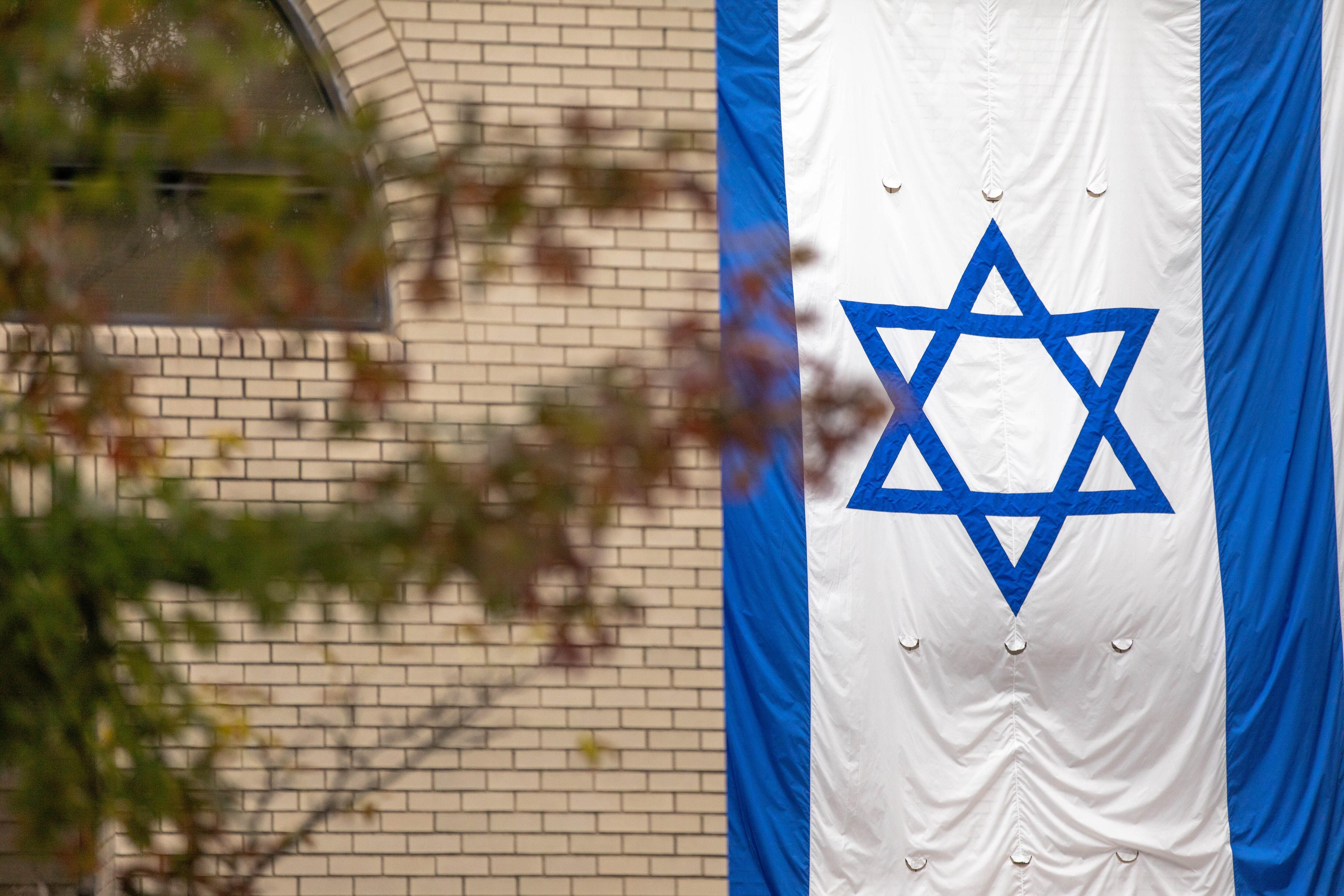 Bandera de Israel. EFE/EPA/BRANDEN CAMP