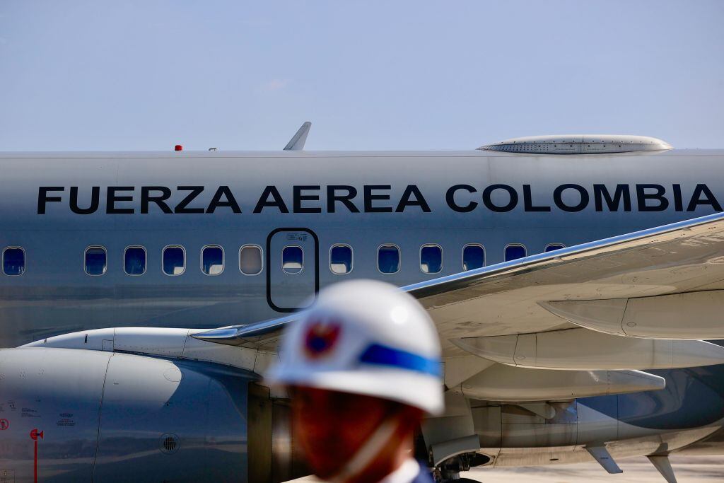 Fuerza Aérea colombiana. (Photo by Juancho Torres/Anadolu via Getty Images)