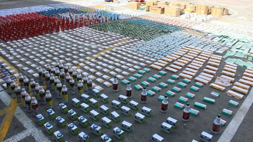 Autoridades desarticulan cartel de medicamentos falsos en la ciudad de Montería. Foto: Claudia Hernández