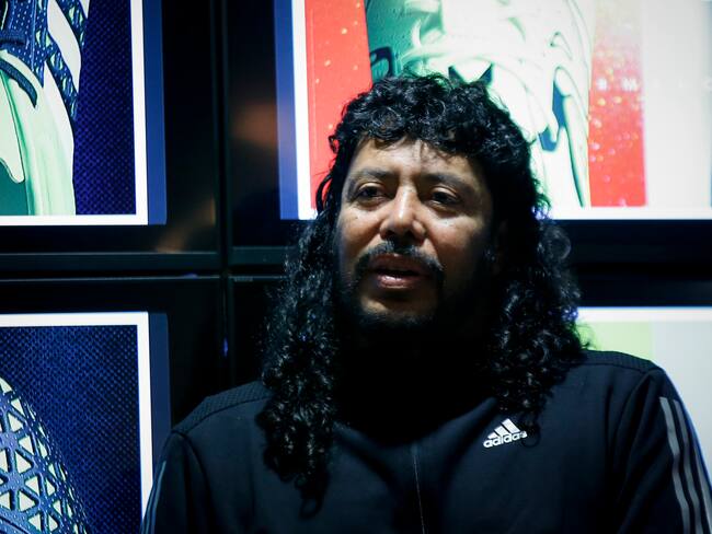 Junio 24 de 2015. Santiago, Chile. El ex arquero de la Selección Colombia de fútbol, José René Higuita (Foto), habló sobre la Copa América Chile 2015 y recordó hechos anecdóticos de su carrera, junto con el paraguayo Roberto Cabañas. (Colprensa - Mauricio Alvarado)
