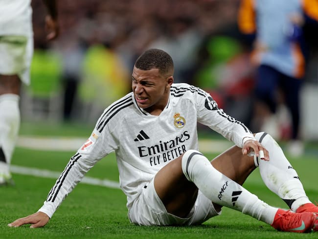 Kylian Mbappé durante un encuentro ante el Atlético de Madrid en febrero de 2025. FOTO: Maria Gracia Jimenez/Soccrates/Getty Images