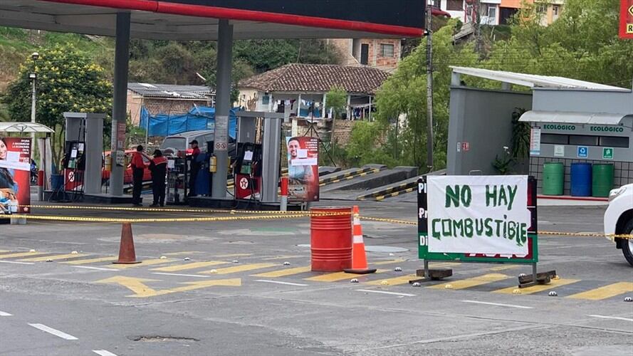 Venta de combustibles en Nariño. Foto: Paulo Paz