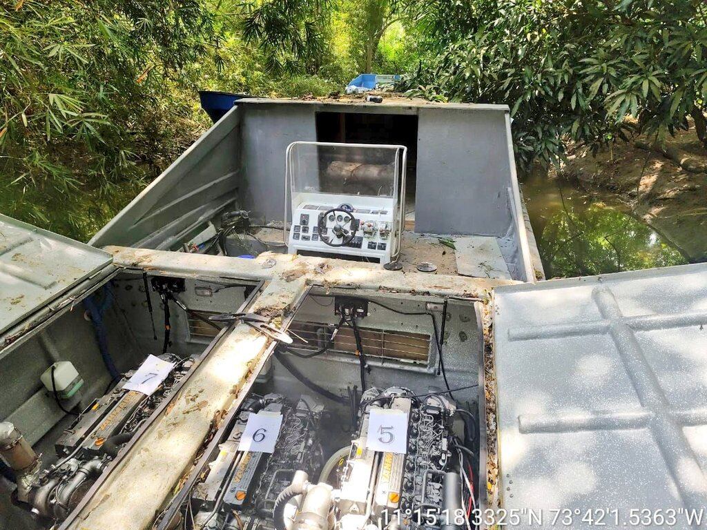 Destruidas dos lanchas y un semisumergible de ‘Los Pachencas’/ Ejército.