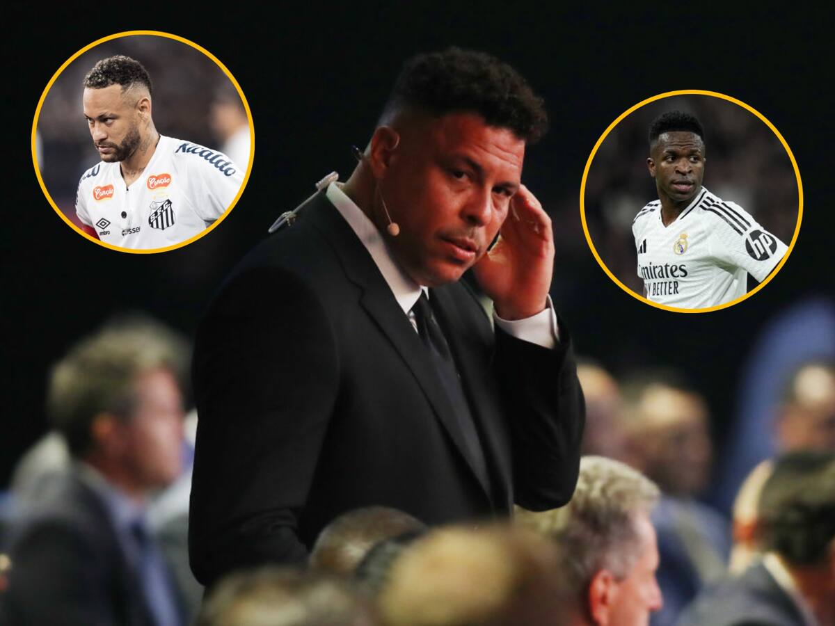 Ronaldo aseguró que la selección brasileña debe jugar para Vinícius y Neymar