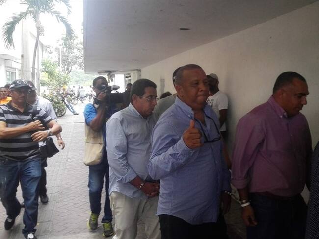 Tras su captura los señalados fueron remitidos al Juzgado Tercero Penal Municipal de Cartagena que legalizó su captura. Foto: Antonio Canchila García