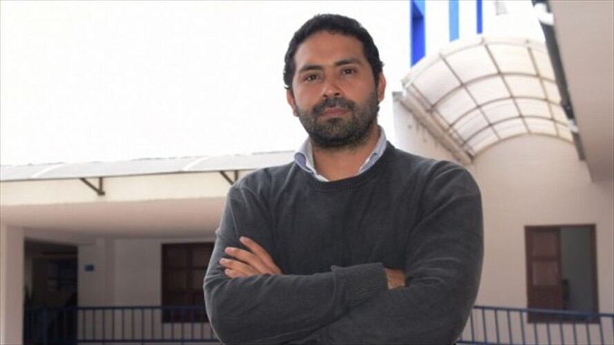 el rector de la Corporación Universitaria Autónoma del Cauca, Nelson Eduardo Puentes Rodríguez de 34 años de edad. Foto: Uniautónoma.