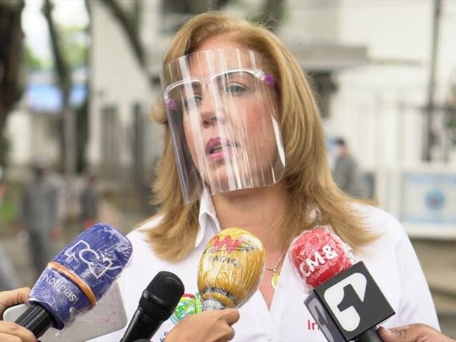 La Gobernadora del Valle del Cauca asegura que las directivas de Emssanar no han mostrado interés en llegar a algún acuerdo para ponerse al día con su cartera. Foto: Gobernación del Valle del Cauca