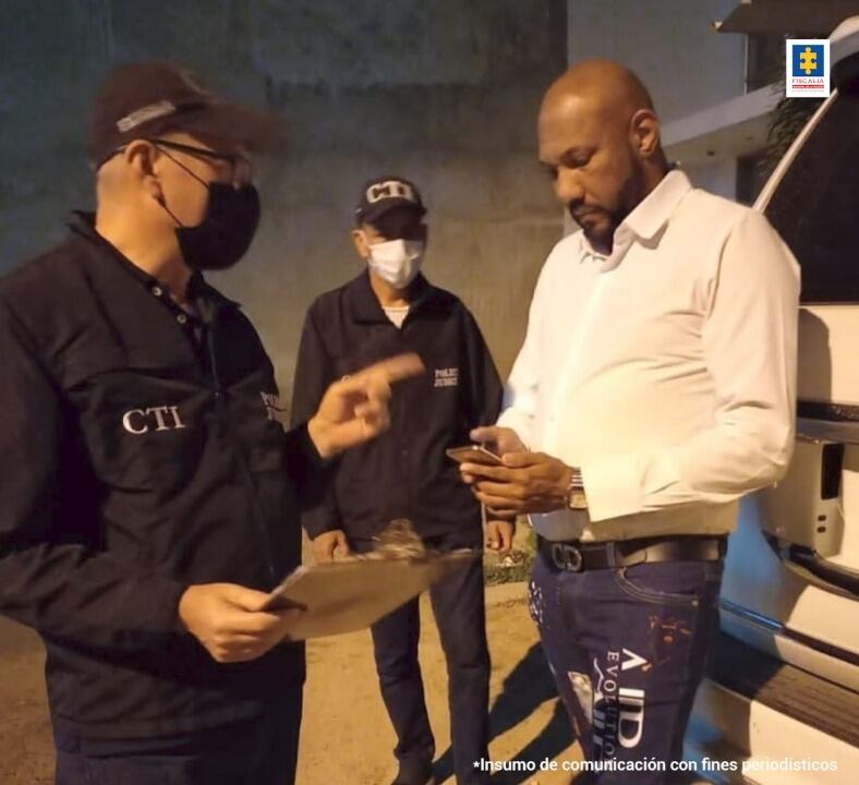 El cantante de vallenato Alberto Antonio Mercado Suárez fue enviado a la cárcel. Foto: Cortesía Fiscalía