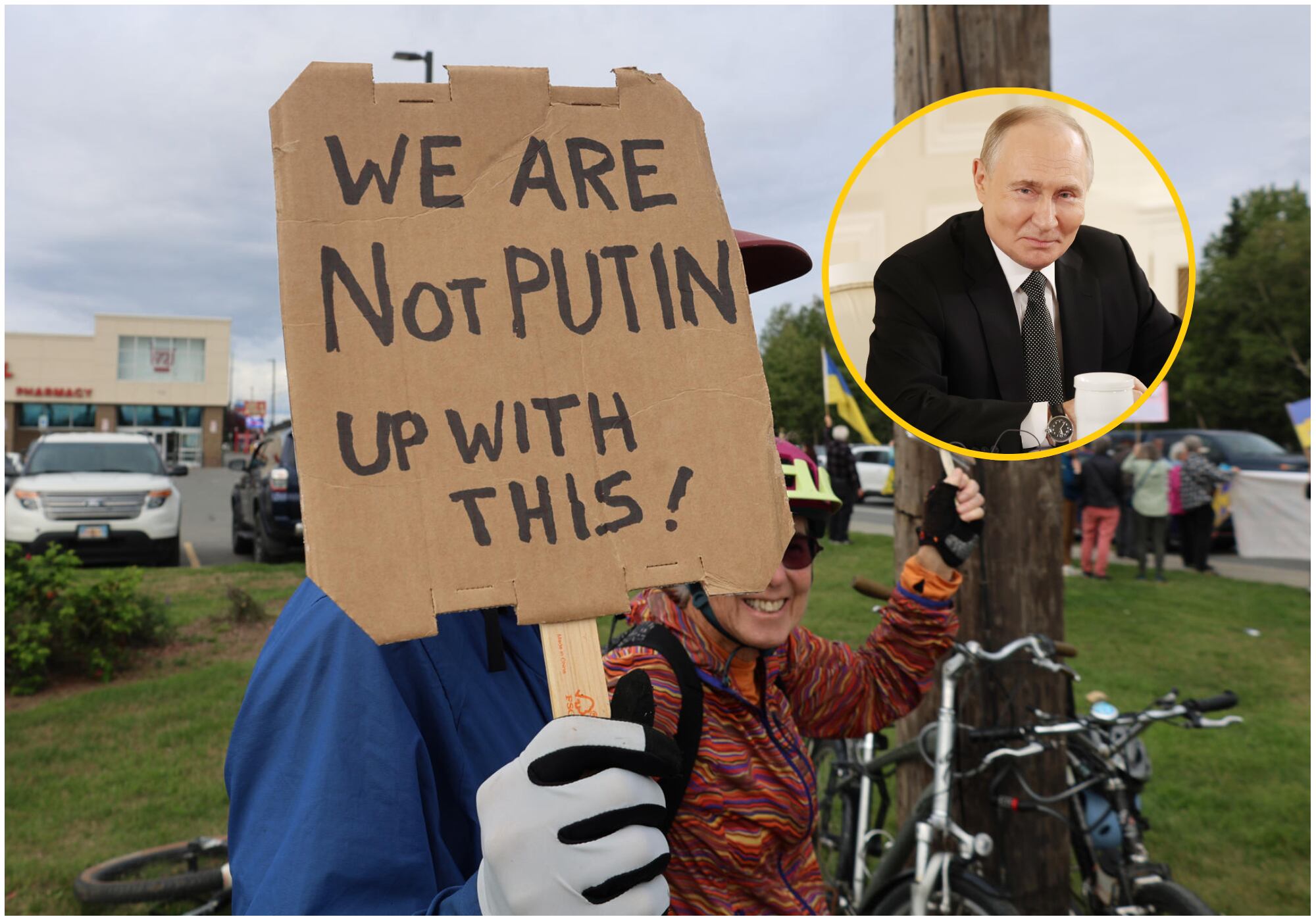 La ciudad de Anchorage, Alaska, le niega la bienvenida a Putin: “es un criminal de guerra". Foto: EFE/ G
