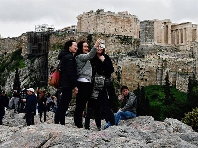 Turistas en Grecia. Foto: Getty Images