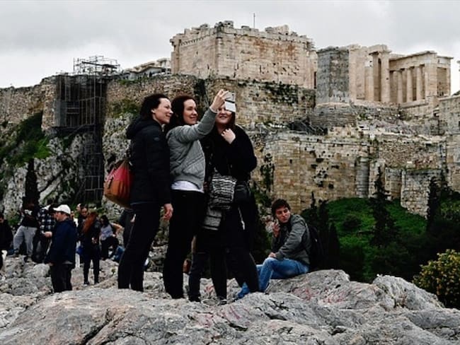 Turistas en Grecia. Foto: Getty Images