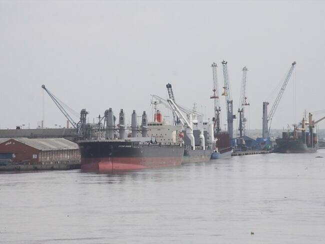 Calado del canal de acceso al Puerto de Barranquilla está en nueve metros. Foto: Colprensa