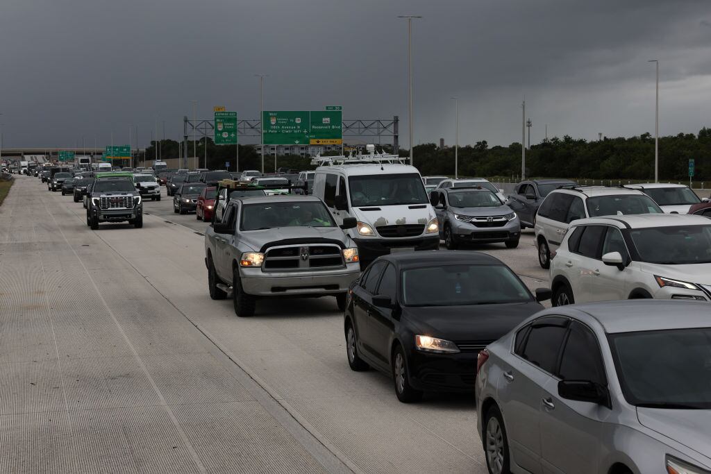 Evacuación en Florida. I Foto: Spencer Platt/Getty Images.