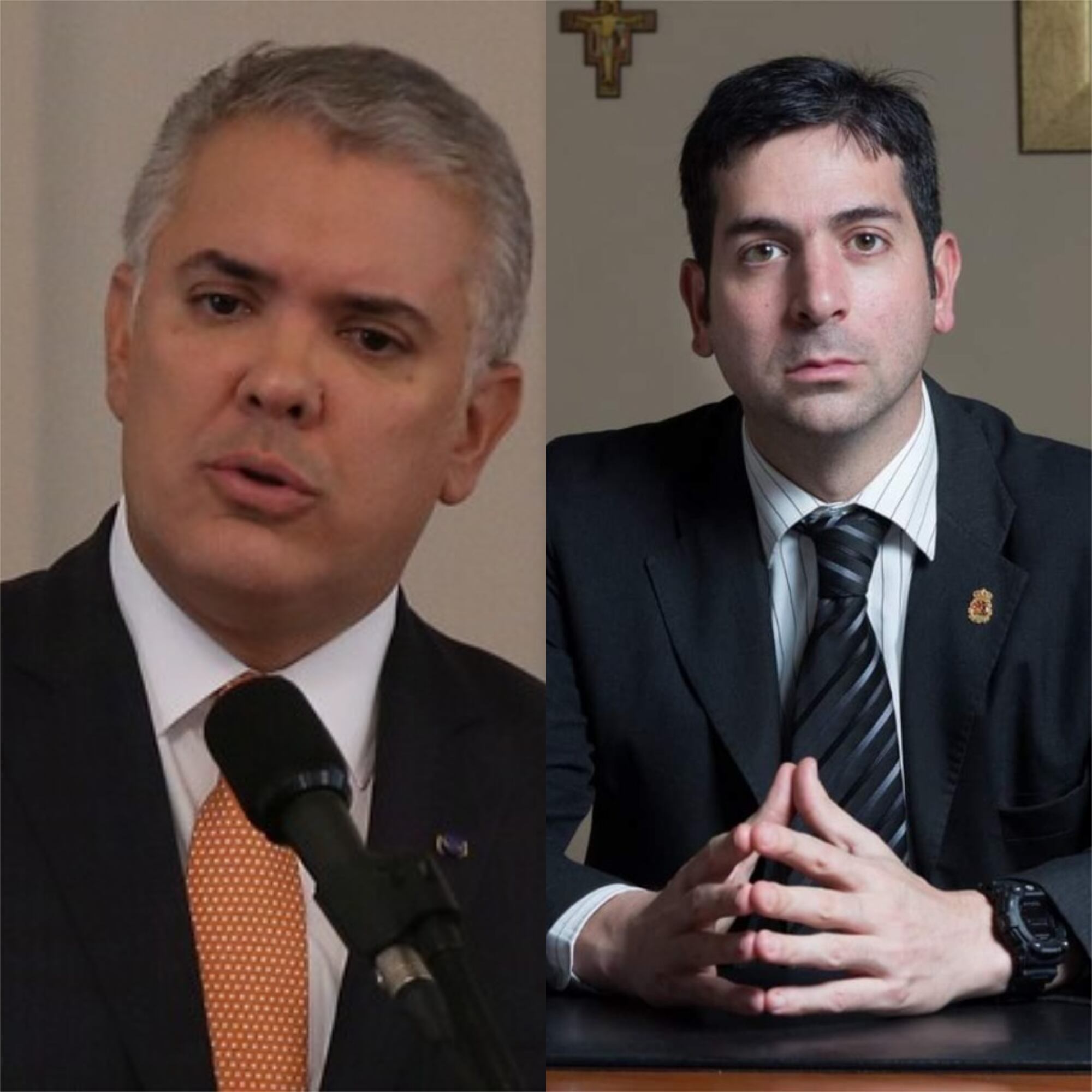 Presidente Iván Duque se pronuncia sobre la muerte del fiscal paraguayo Marcelo Pecci. Fotos: Colprensa/Twitter.