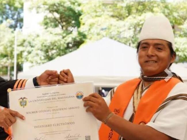 Ceremonia de graduación arhuaco. Foto: Cortesía Universidad del Magdalena.