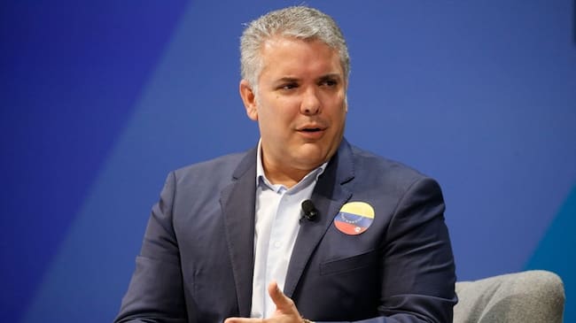 El presidente Iván Duque habló sobre la posibilidad de que la izquierda gane las elecciones presidenciales de 2022. Foto: Getty Images / RICHARD BORD